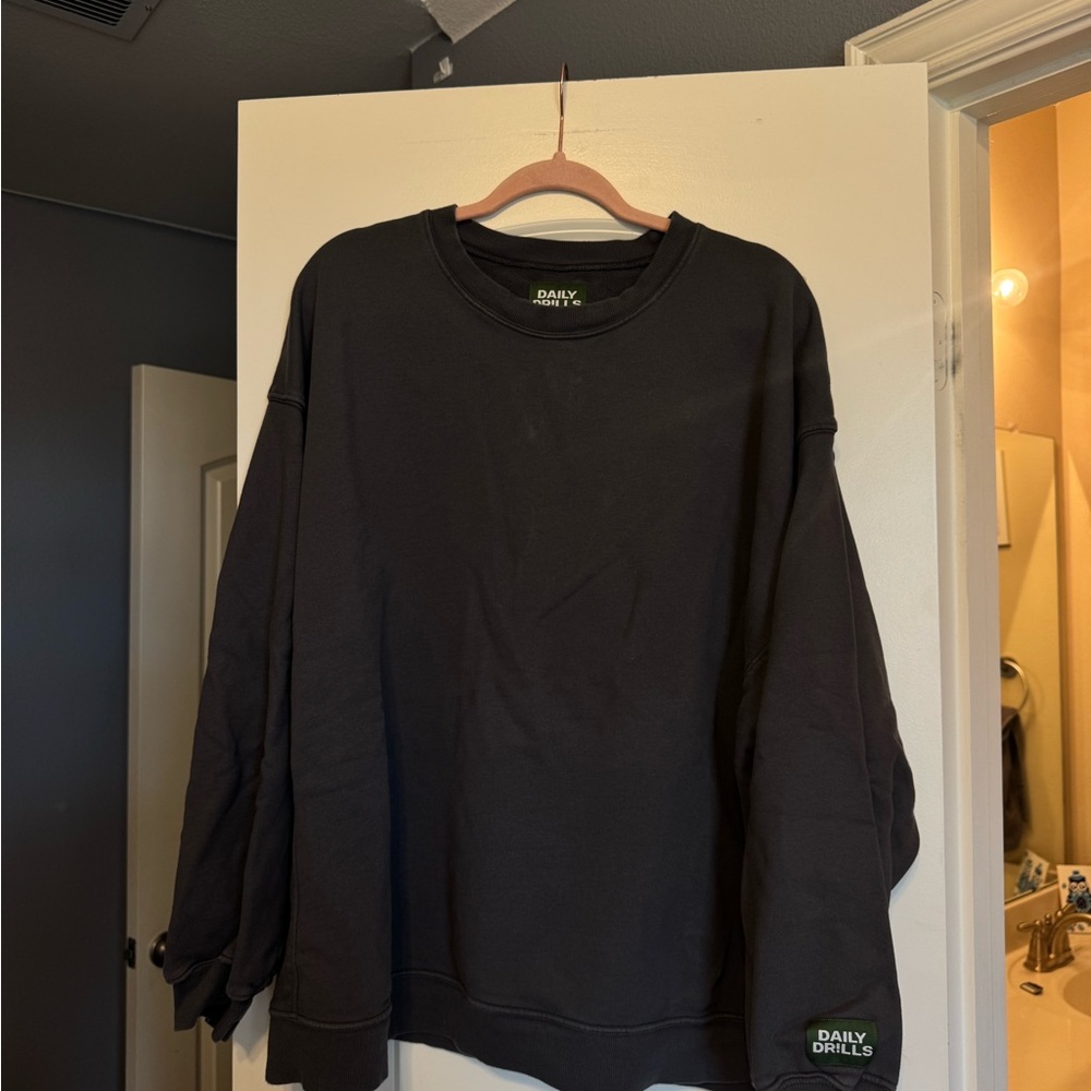 Daily Drills Grey Crewneck Sweater and joggers set!!